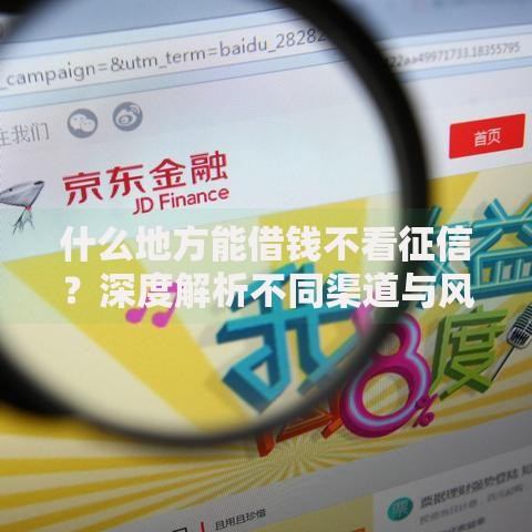 什么地方能借钱不看征信？深度解析不同渠道与风险