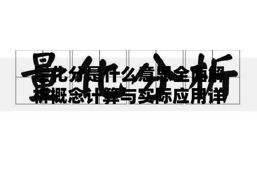 量化分是什么意思全面解析概念计算与实际应用详解