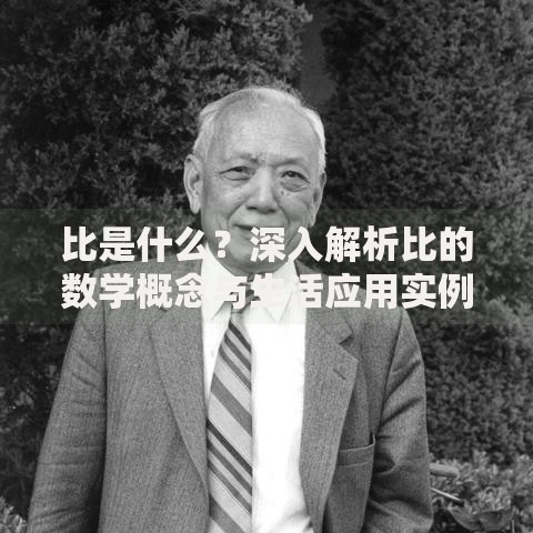 比是什么？深入解析比的数学概念与生活应用实例