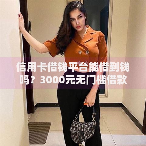 信用卡借钱平台能借到钱吗？3000元无门槛借款8个平台推荐