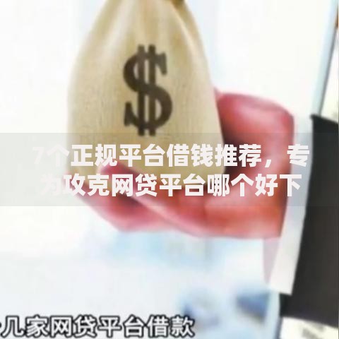 7个正规平台借钱推荐，专为攻克网贷平台哪个好下款难题