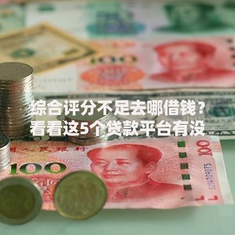 综合评分不足去哪借钱？看看这5个贷款平台有没有能下款的