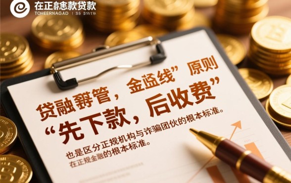 贷款流程大揭秘为什么有的贷款可以先下款后收费