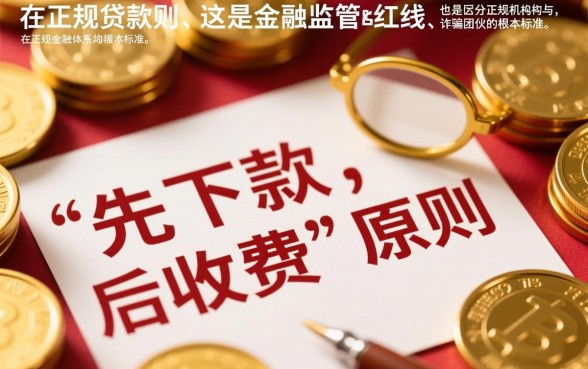 贷款流程大揭秘为什么有的贷款可以先下款后收费