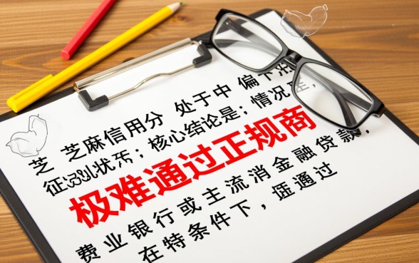 征信不好芝麻信用分582能贷款吗