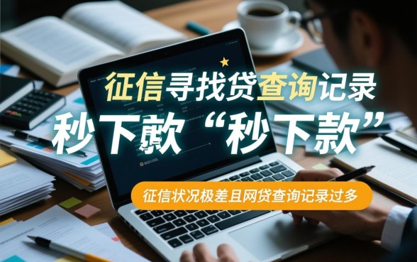 征信黑了网贷点多还能下款吗