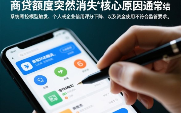 网商贷额度突然没了怎么回事