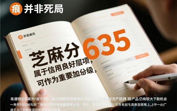 芝麻分635能办的贷款有哪些