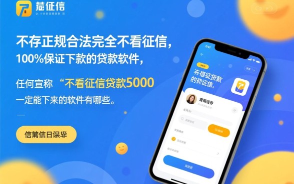 不看征信贷款5000一定能下来吗