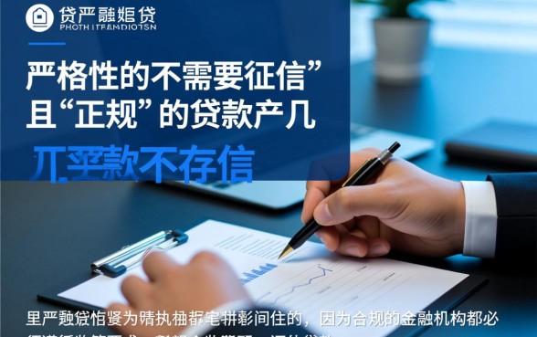 不需要征信的正规贷款有哪些