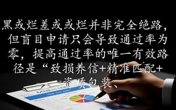 征信黑网贷怎么做通过率高