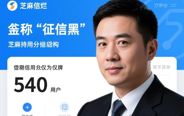 芝麻信用分540黑户能下款吗