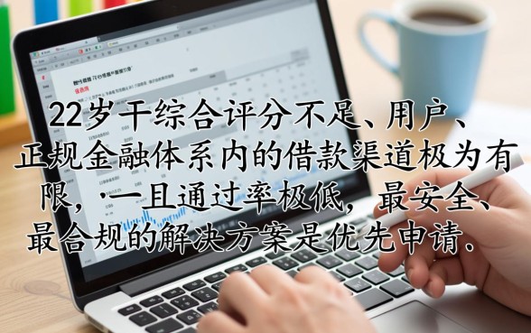 综合评分不足不满22周岁哪里借钱