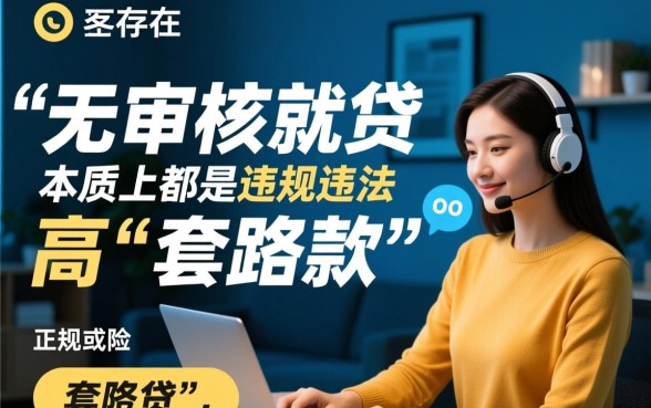 市面上真的存在无审核就能下款的贷款客服吗