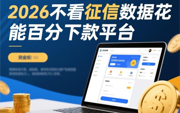 2026不看征信能百分百下款吗