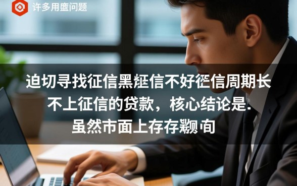 哪里有不上征信的贷款口子