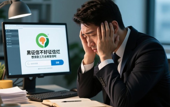 征信黑想借三万去哪里借