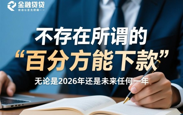 贷款百分百能下款的平台2026年有哪些