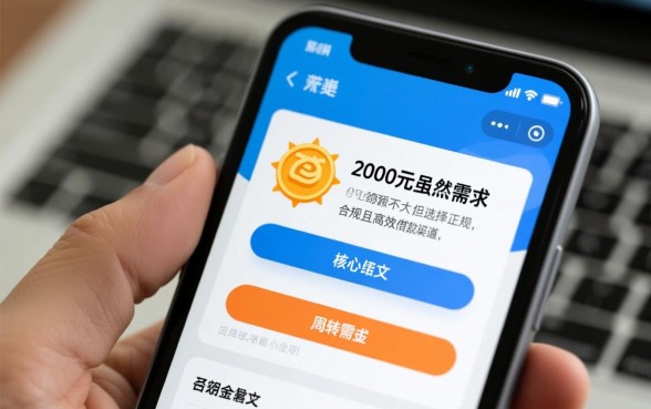 哪些平台可以借款2000左右用来周转的