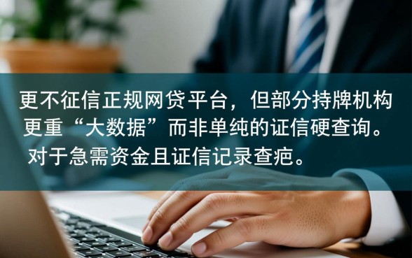 现在什么网贷平台最容易通过不看征信记录
