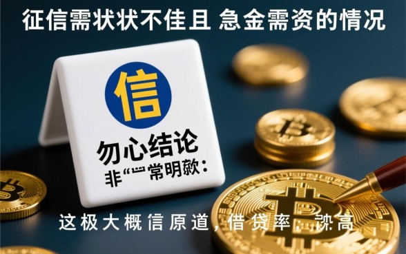 征信黑不好怎么秒下款