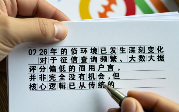 2026不查征信大数据花了能下款