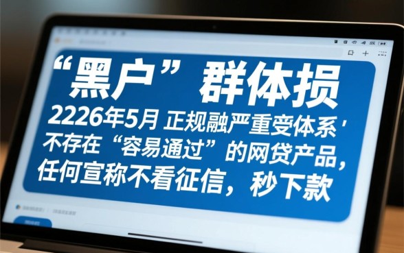 黑户2026年5月网贷还有容易通过的吗