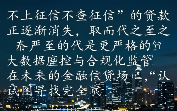 不上征信不查征信的网贷有哪些2026款