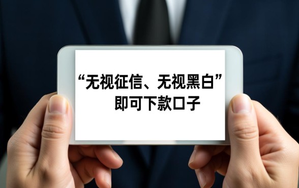 无视黑白无视征信申请就下款36期是真的吗