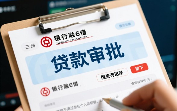 工行融e借审核不通过会上征信吗