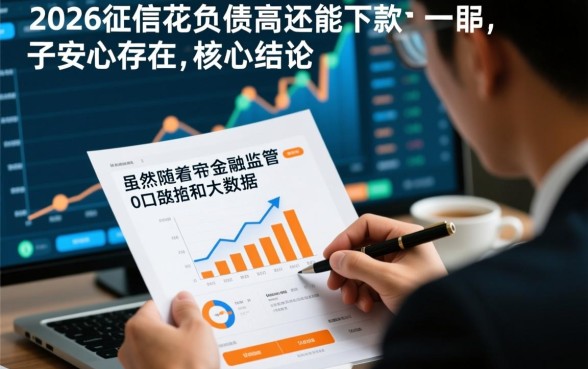 2026征信花负债高还能下款吗