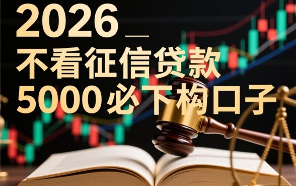 2026不看征信贷款5000必下是真的吗