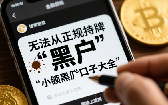 小额黑户口子大全能贷款吗