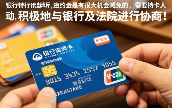 平安银行信用卡起诉后可以减免违约金吗