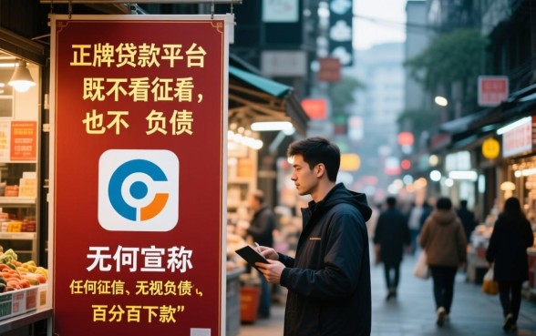 难道真的有贷款平台不看征信也不看负债