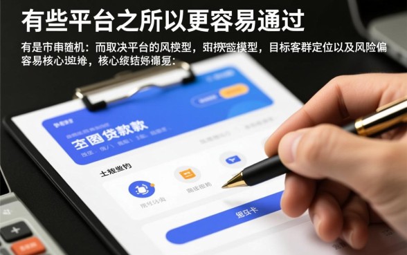 为什么有些借款平台更容易通过贷款申请