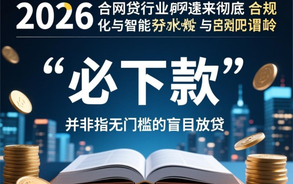 为什么说2026年这个网贷口子必下款,哪个网贷口子必下款 为什么说2026年这个网贷口子必下款