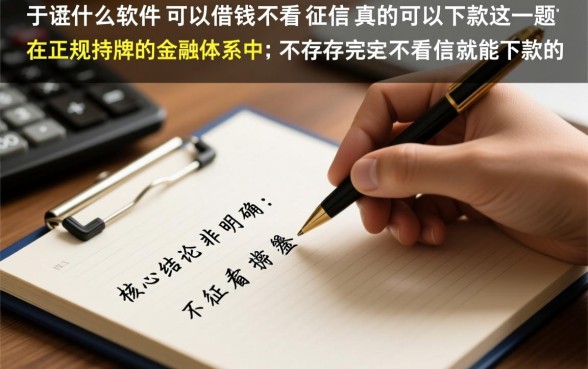 什么软件可以借钱不看征信真的可以下款