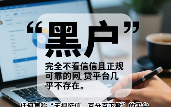 黑户有什么网贷平台不看征信
