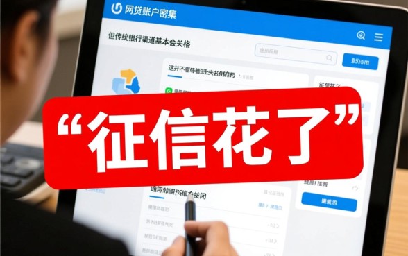 征信太花了怎么借钱