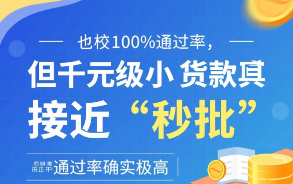 1000的小额贷款百分百通过的几率大吗