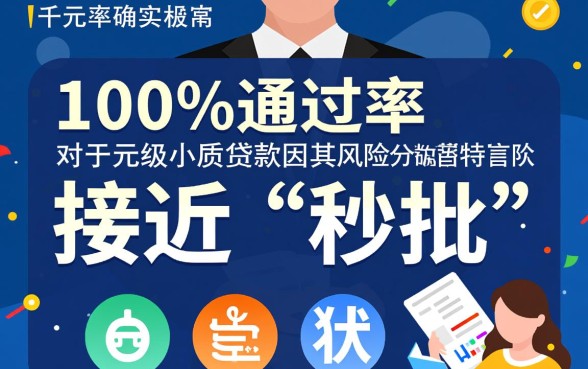 1000的小额贷款百分百通过的几率大吗