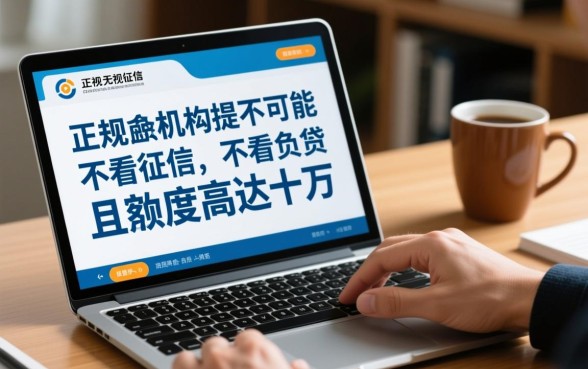 哪里可以借十万不看征信不看负债的贷款