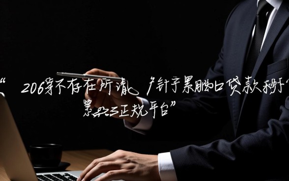 黑户贷款口子秒下正规平台有吗