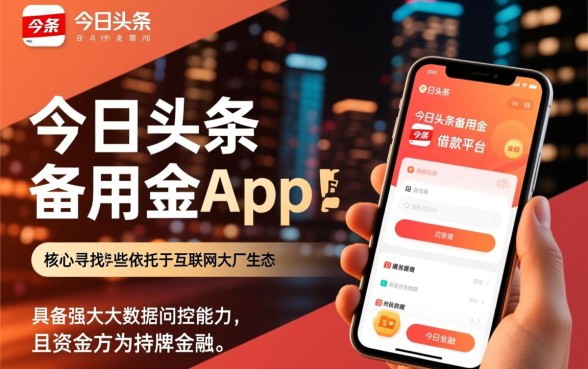像今日头条备用金一样的借款平台有哪些,哪个容易下款? 像今日头条备用金一样的借款平台有哪些