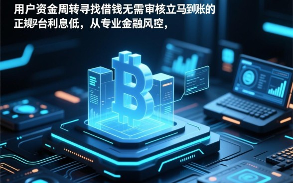 借钱无需审核立马到账的正规平台有哪些