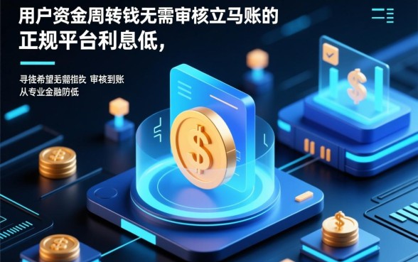 借钱无需审核立马到账的正规平台有哪些