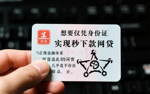 身份证秒下的网贷靠谱吗