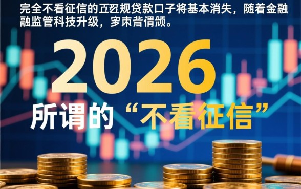 2026有哪些口子是不看征信好下款的