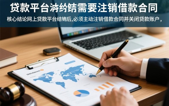 网上贷款平台结清了需要注销借款合同吗